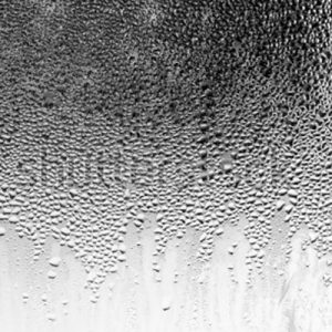 water condensing on window